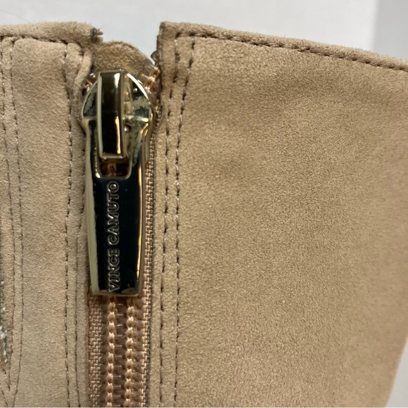 Vince Comuto wide calf tan genuine upper leather boot size 8 - Picture 6 of 9